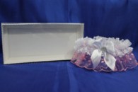Подвязка кружевная розовая в коробочке арт. 019-112
