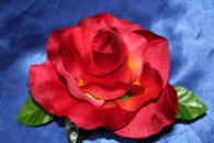 Роза бордовая матовая на присоске арт. 128-018