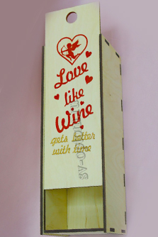 Деревянная коробка для винной церемонии арт.0741-006