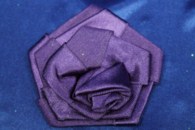 Цветы атласные фиолетовые 70мм (цена за 1шт) арт. 138-176