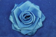 Цветы атласные голубые 70мм (цена за 1шт) арт. 138-177
