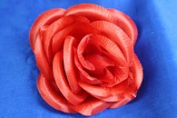 Роза красная блестящая (головка) Мин. заказ от 10шт! арт. 137-012