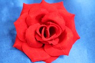 Роза красная бархатная (головка) Мин. заказ от 10шт! арт. 137-022