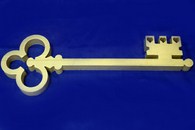 Ключ (пенопласт) золото арт. 005-121
