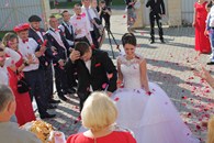 Бело-красная свадьба 108-021