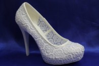 Свадебные туфли для невесты С-35 Цвет: Белый р.36-41 ВСЕ РАЗМЕРЫ