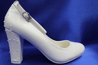 Свадебные туфли для невесты белые С-310 р.36-41