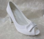 Свадебные туфли для невесты белые К-178 р.35, 39, 40.