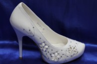 Свадебные туфли для невесты белые К-183/1 р.35-39 ВСЕ РАЗМЕРЫ