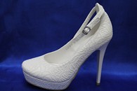 Свадебные туфли для невесты белые К-310 р.35-40 ВСЕ РАЗМЕРЫ