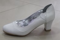 Свадебные туфли для невесты белые кожаные А-11. раз.36-41 арт. 098