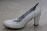 Свадебные туфли для невесты белые кожаные А-14. раз.33-40 арт. 102