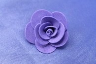 Латексная роза фиолетовая (12 штук 25мм) цена за упаковку арт. 139-115