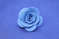 Латексная роза синяя (12 штук 25мм) цена за упаковку арт. 139-122