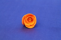 Латексная роза оранжевая (12 штук 20мм) цена за упаковку арт. 139-136
