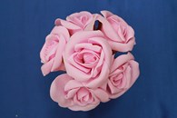 Букет из латексных цветов Розовый (1 цветок 65-70 мм) стоимость букета арт. 139-017