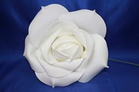 Латексный цветок Белый (200 мм) арт. 139-045