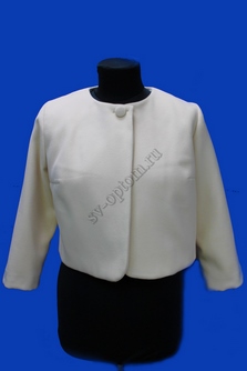 Свадебный пиджак кремовый р.40-54 арт.016-185