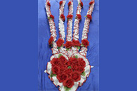 Сердце и пять лучей (Цвет красный) арт. 1206-006