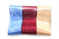 Ленты атласные 3 шт по 3 метра (голубой, бордовый, персик) арт.1202-027