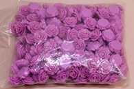 Розочки фиолетово-розовые 18мм ( sas 1930) 200шт арт. 1421-007