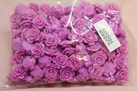 Розочки фиолетово-розовые 15мм 200шт (sas2024) арт. 1421-011